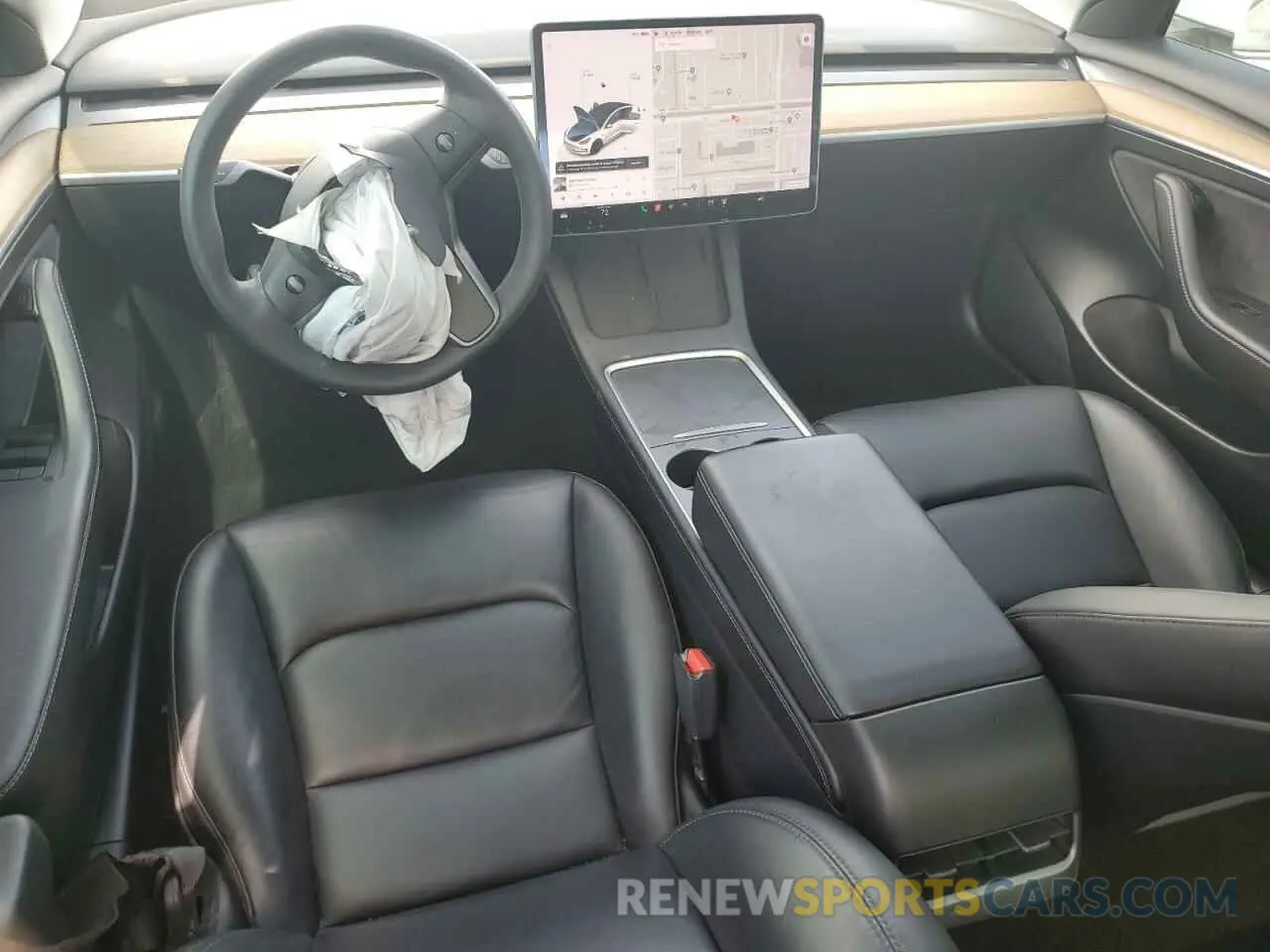 8 Photograph of a damaged car 5YJ3E1ECXMF050287 TESLA MODEL 3 2021