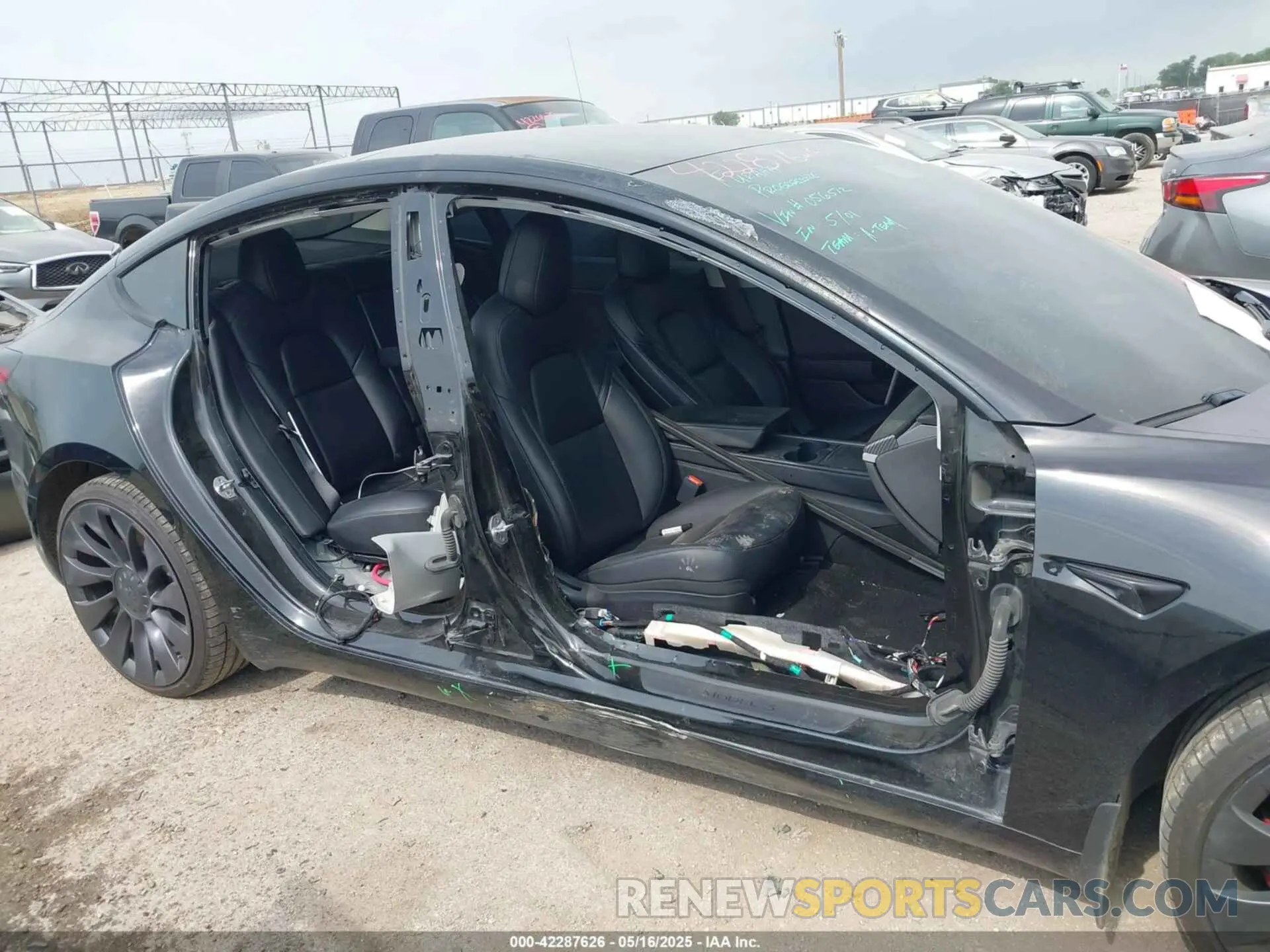13 Photograph of a damaged car 5YJ3E1ECXMF056512 TESLA MODEL 3 2021