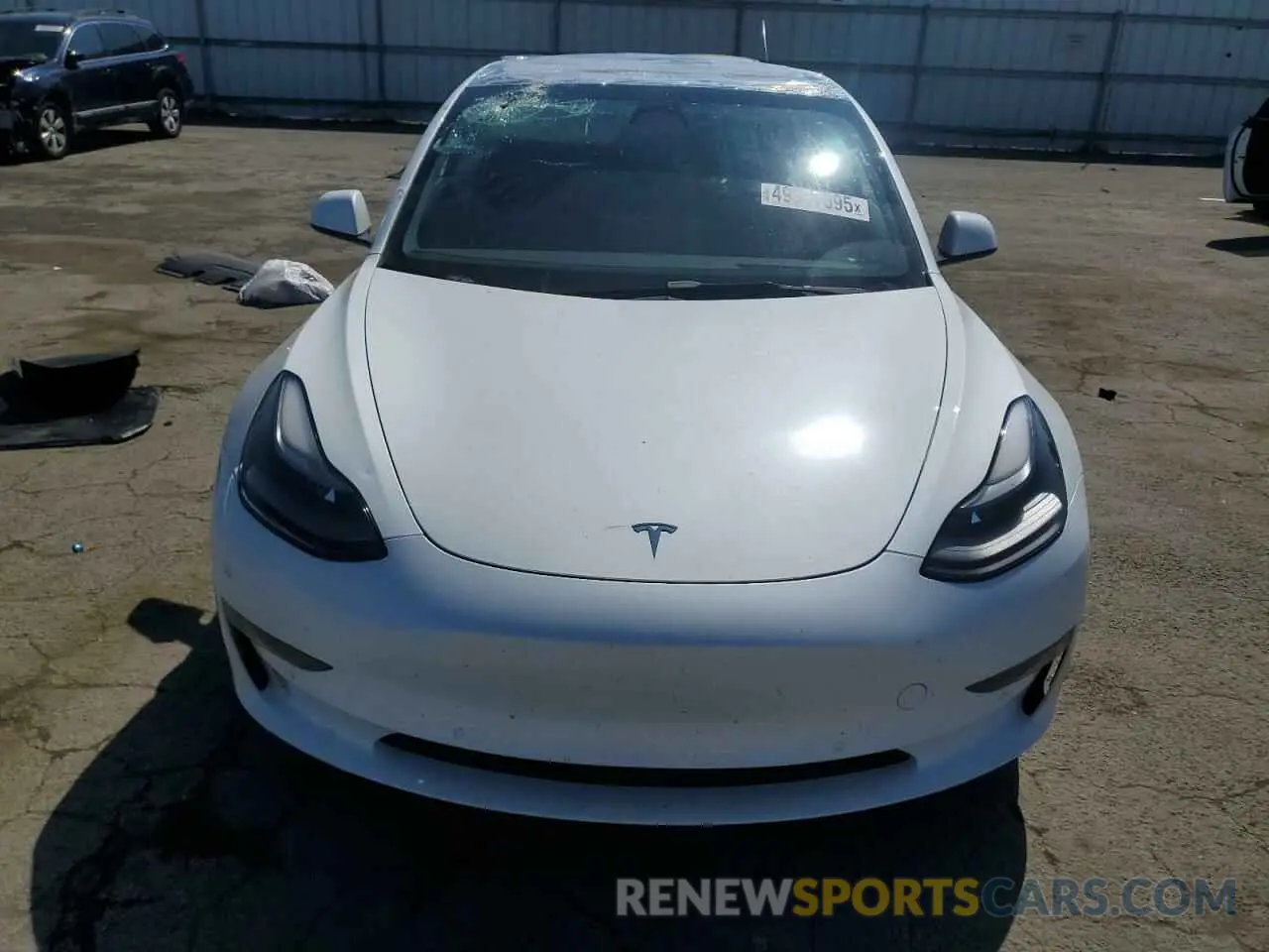 5 Photograph of a damaged car 5YJ3E1ECXMF091342 TESLA MODEL 3 2021