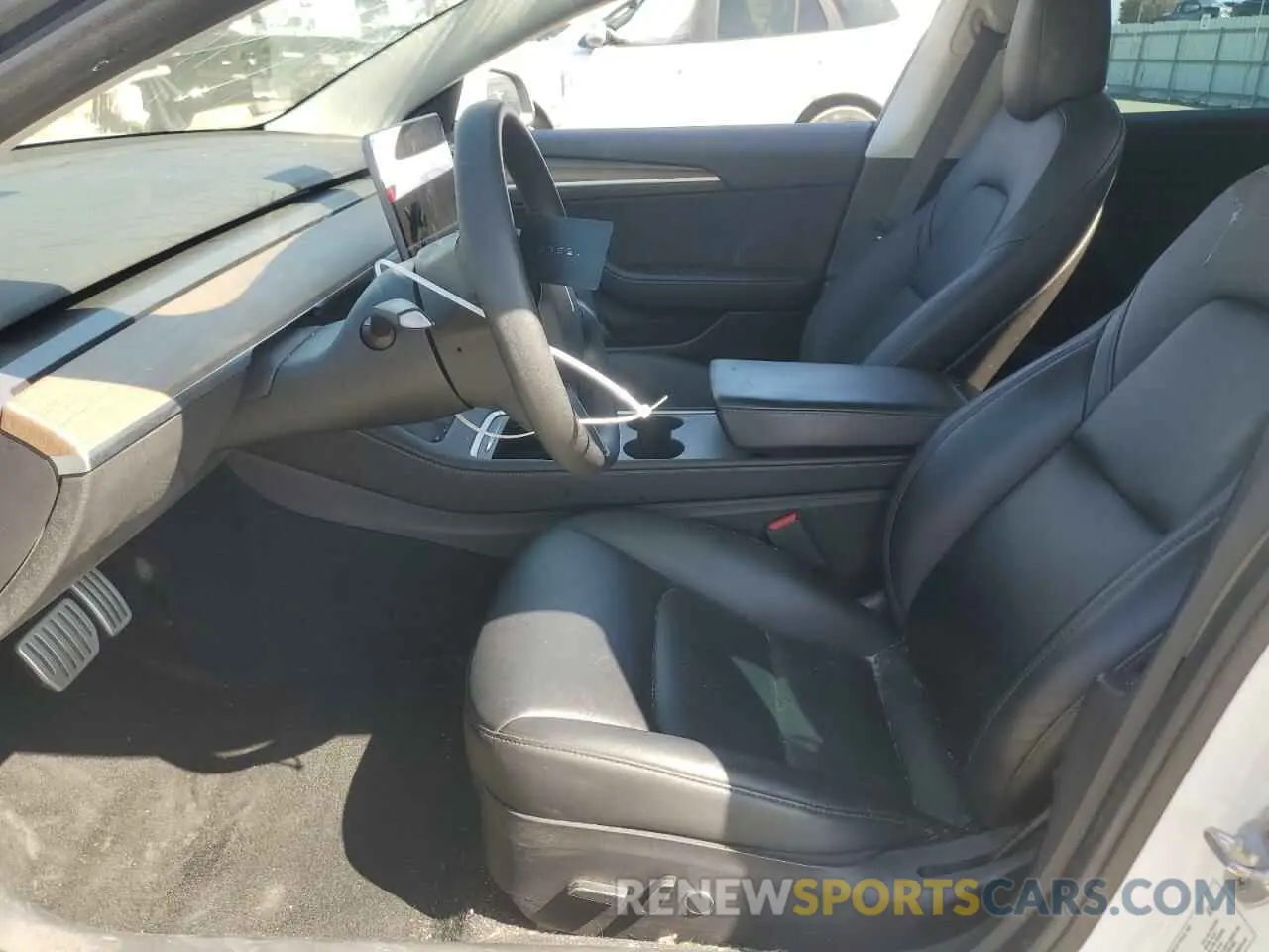 7 Photograph of a damaged car 5YJ3E1ECXMF091342 TESLA MODEL 3 2021