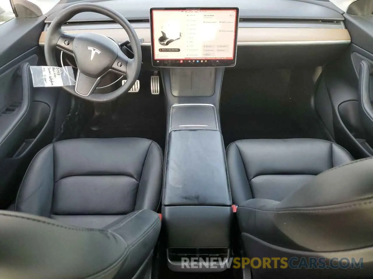 8 Photograph of a damaged car 5YJ3E1ECXMF862690 TESLA MODEL 3 2021