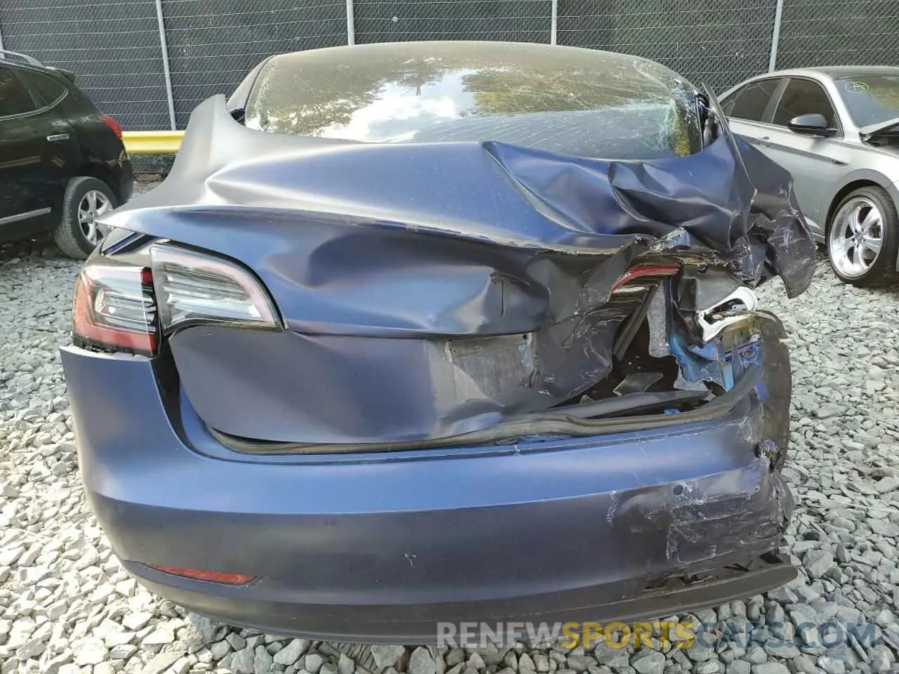6 Photograph of a damaged car 5YJ3E1ECXMF914139 TESLA MODEL 3 2021