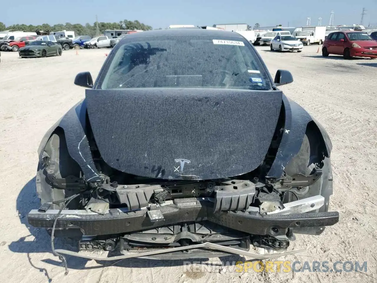 5 Photograph of a damaged car 5YJ3E1ECXMF926338 TESLA MODEL 3 2021