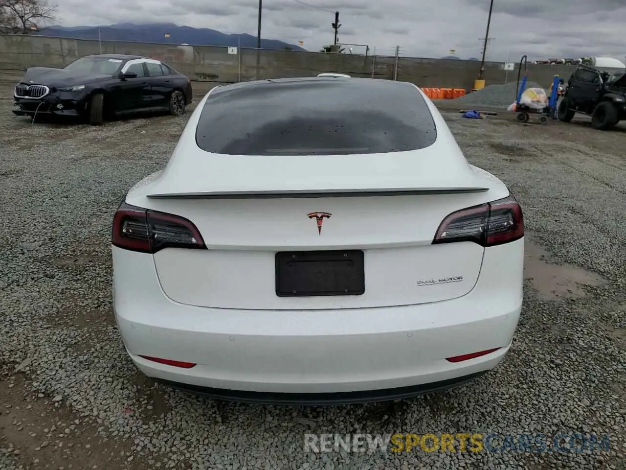 6 Photograph of a damaged car 5YJ3E1ECXMF936349 TESLA MODEL 3 2021