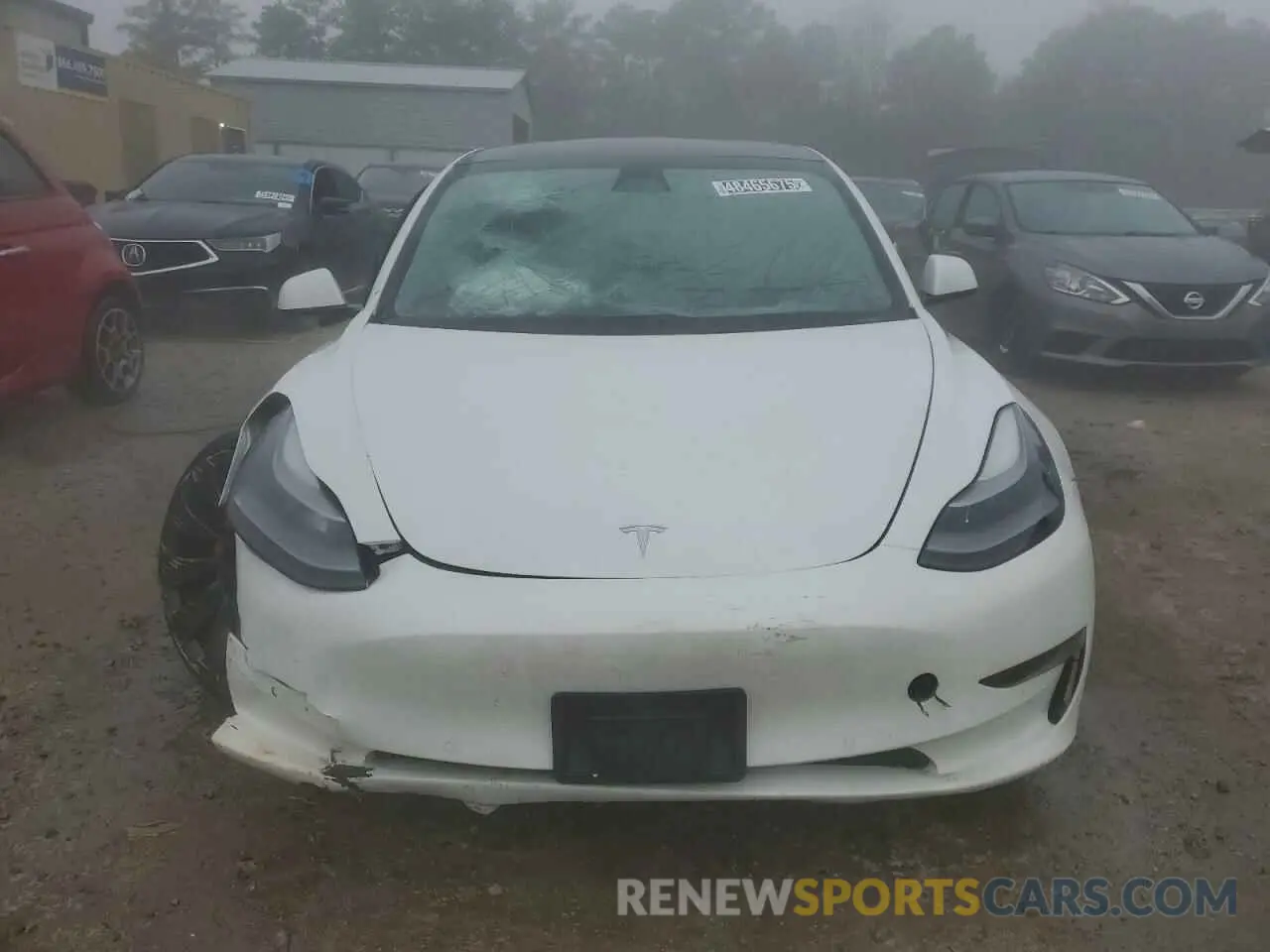 5 Photograph of a damaged car 5YJ3E1ECXMF984417 TESLA MODEL 3 2021