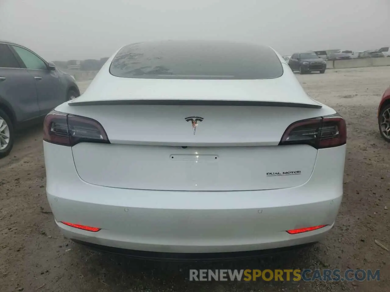 6 Photograph of a damaged car 5YJ3E1ECXMF984417 TESLA MODEL 3 2021