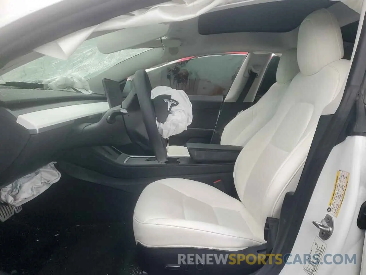 7 Photograph of a damaged car 5YJ3E1ECXMF984417 TESLA MODEL 3 2021