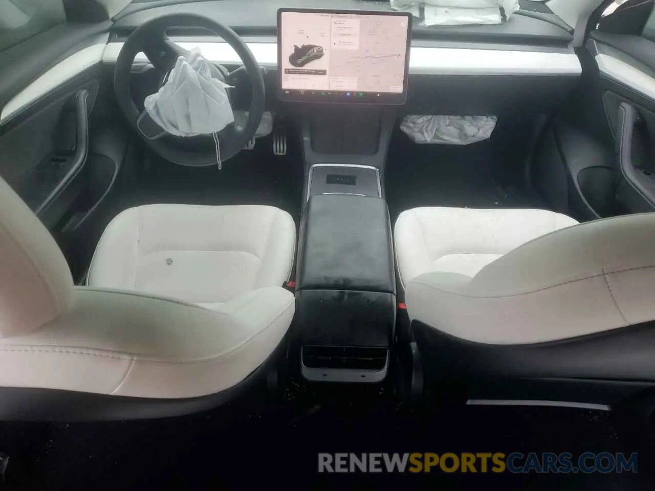 8 Photograph of a damaged car 5YJ3E1ECXMF984417 TESLA MODEL 3 2021