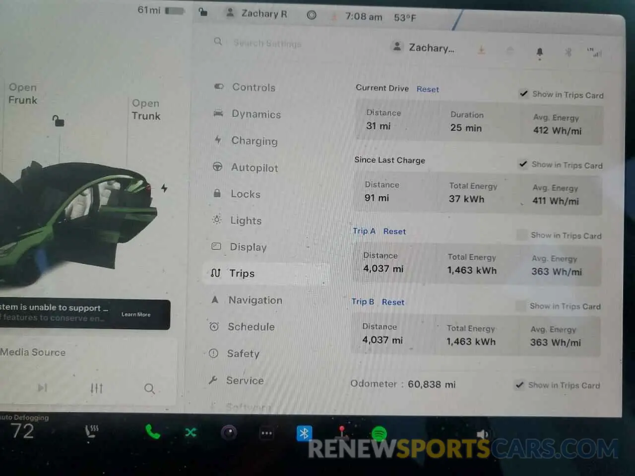 9 Photograph of a damaged car 5YJ3E1ECXMF984417 TESLA MODEL 3 2021