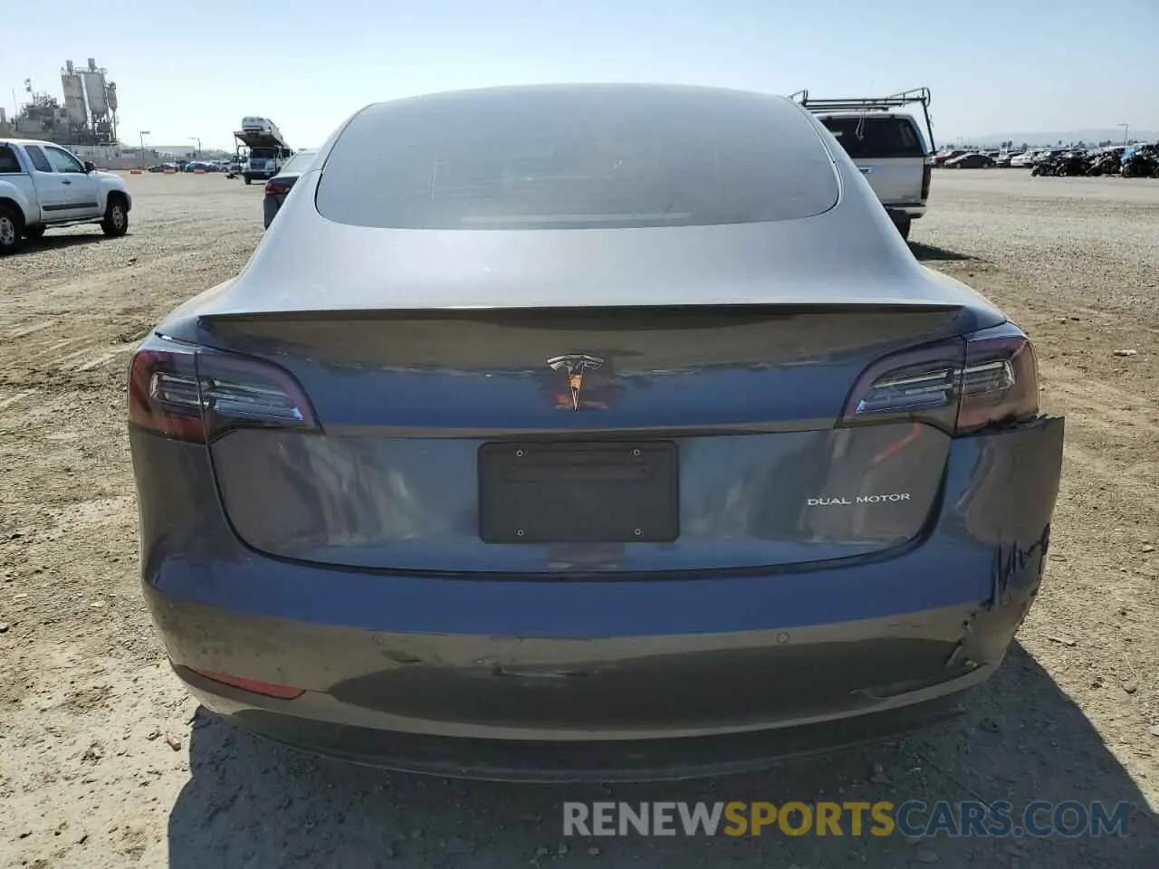 6 Photograph of a damaged car 5YJ3E1ECXMF997085 TESLA MODEL 3 2021