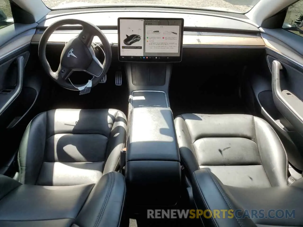 8 Photograph of a damaged car 5YJ3E1ECXMF997085 TESLA MODEL 3 2021