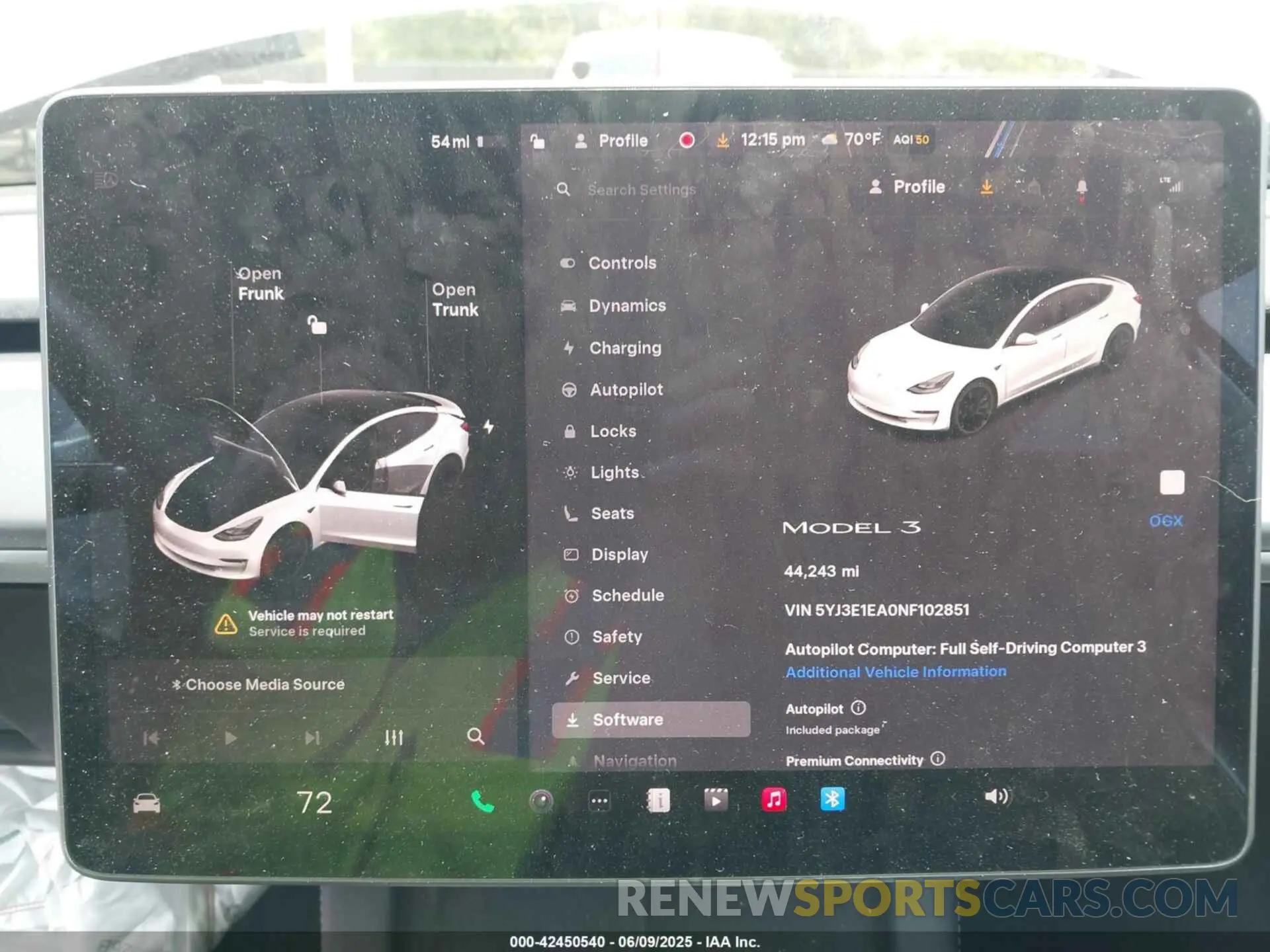 7 Photograph of a damaged car 5YJ3E1EA0NF102851 TESLA MODEL 3 2022