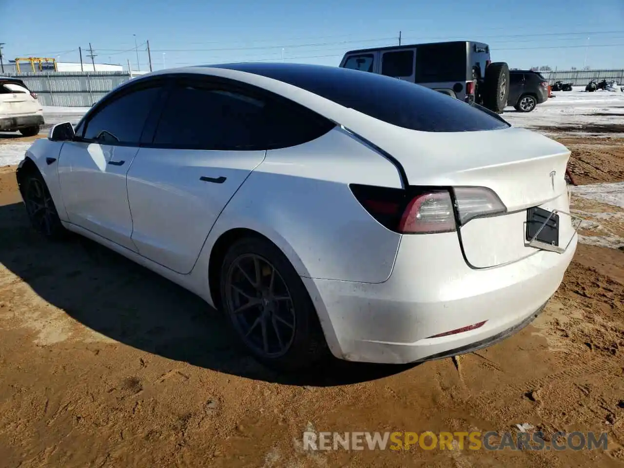 3 Photograph of a damaged car 5YJ3E1EA0NF103515 TESLA MODEL 3 2022