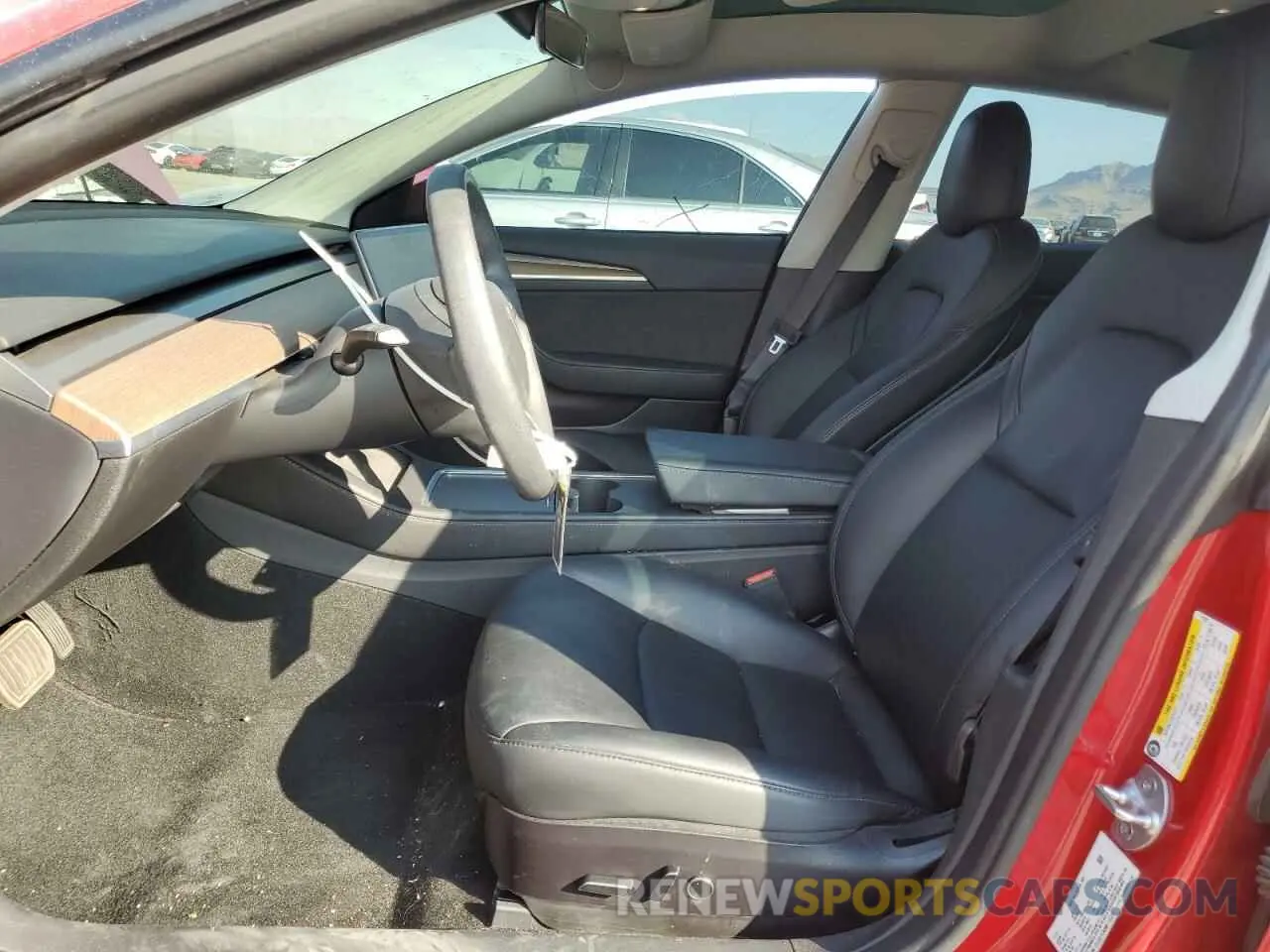 7 Photograph of a damaged car 5YJ3E1EA0NF115227 TESLA MODEL 3 2022