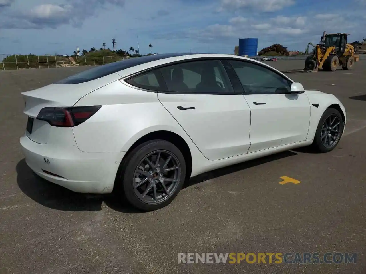 3 Photograph of a damaged car 5YJ3E1EA0NF119665 TESLA MODEL 3 2022