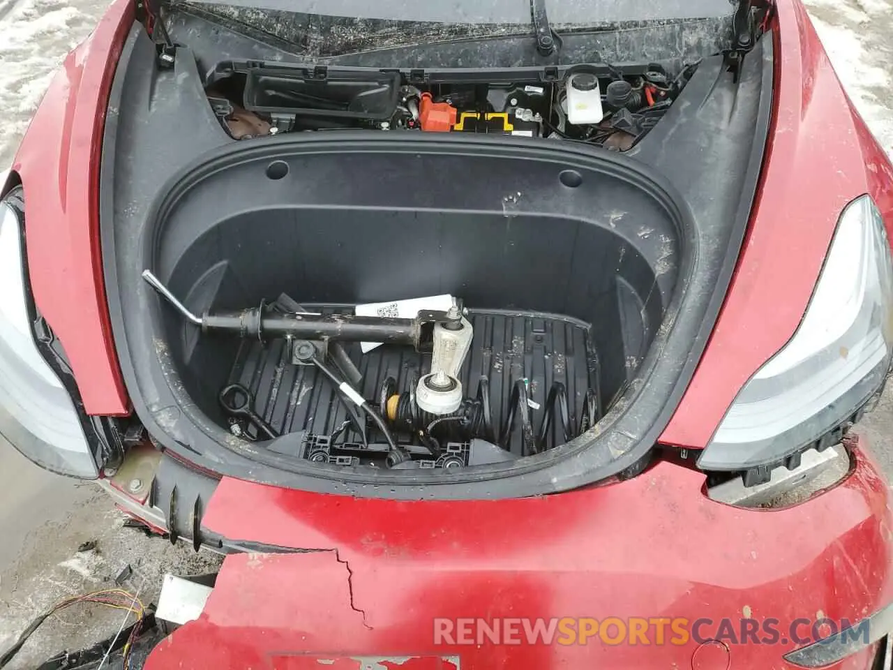 11 Photograph of a damaged car 5YJ3E1EA0NF157719 TESLA MODEL 3 2022
