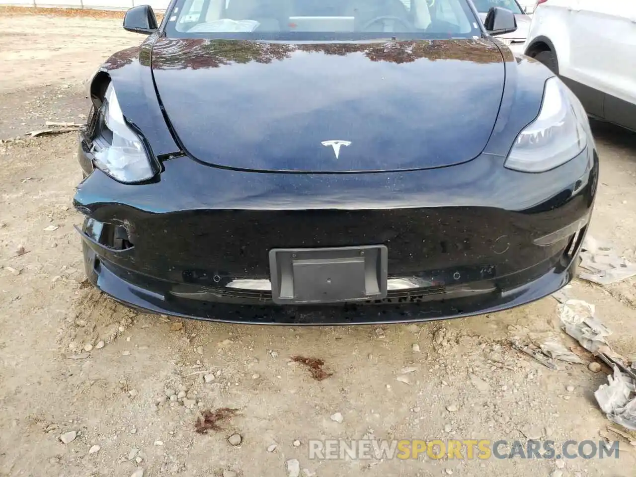 9 Photograph of a damaged car 5YJ3E1EA0NF187237 TESLA MODEL 3 2022