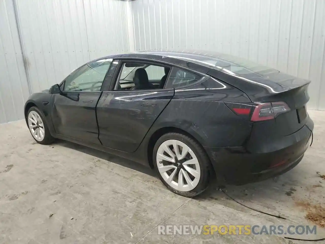 2 Photograph of a damaged car 5YJ3E1EA0NF190123 TESLA MODEL 3 2022