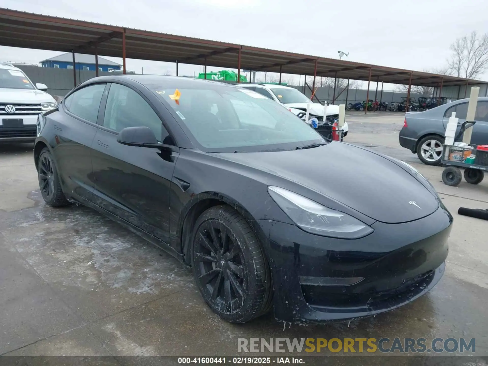1 Photograph of a damaged car 5YJ3E1EA0NF191336 TESLA MODEL 3 2022