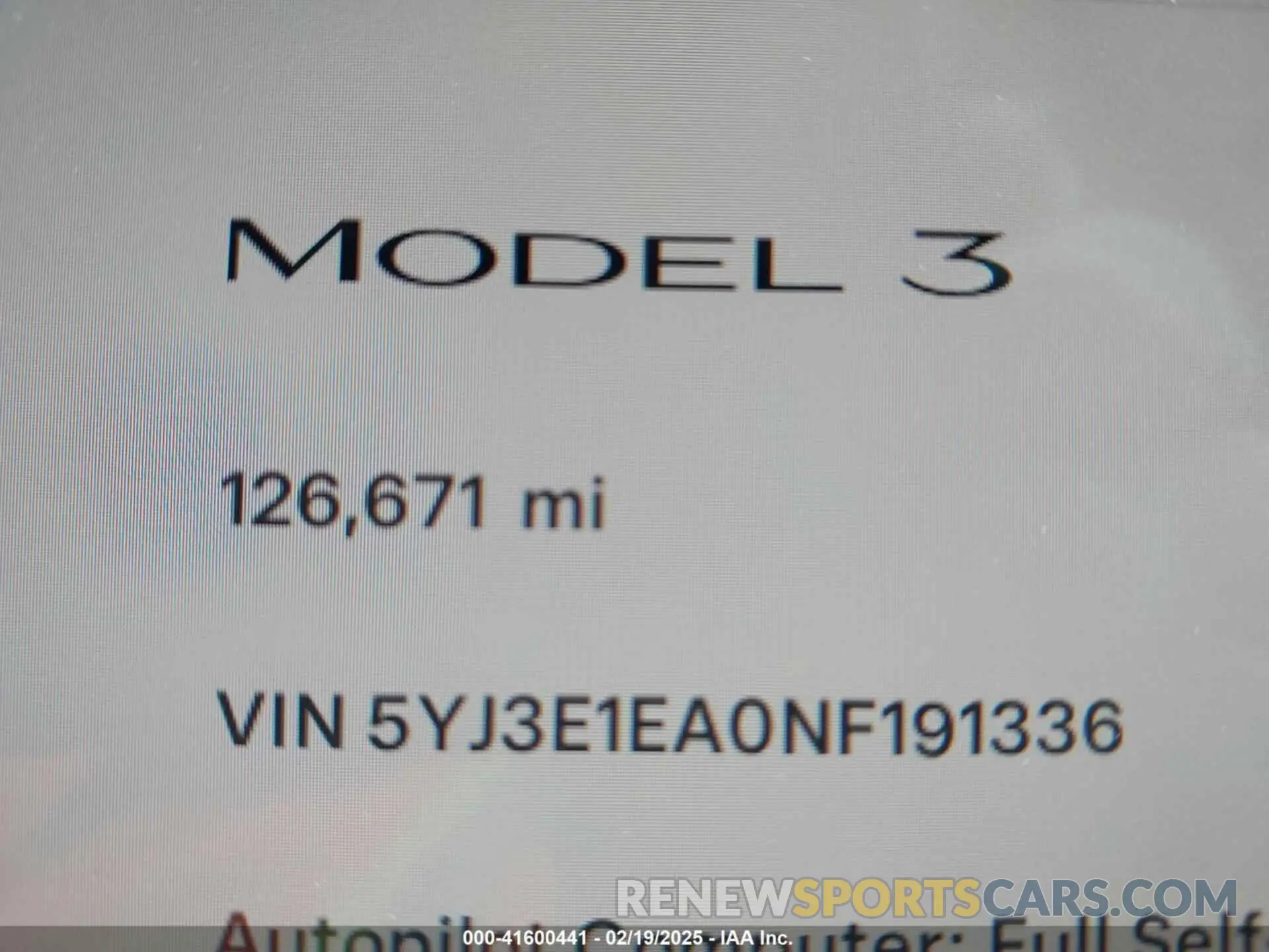 14 Photograph of a damaged car 5YJ3E1EA0NF191336 TESLA MODEL 3 2022
