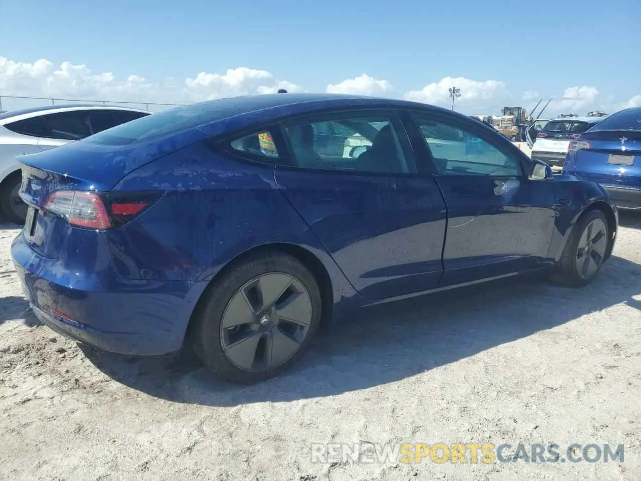 3 Photograph of a damaged car 5YJ3E1EA0NF194818 TESLA MODEL 3 2022