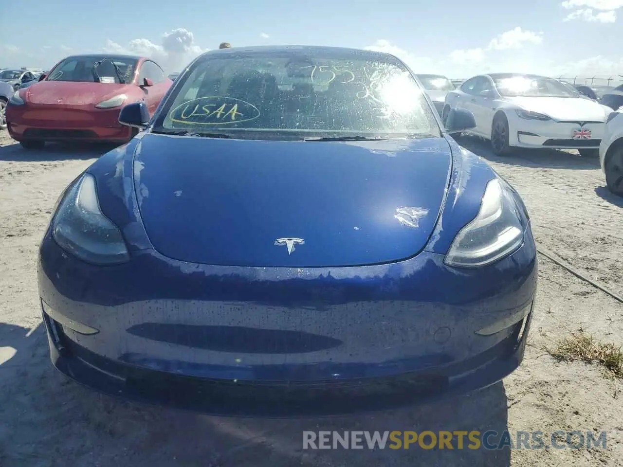 5 Photograph of a damaged car 5YJ3E1EA0NF194818 TESLA MODEL 3 2022