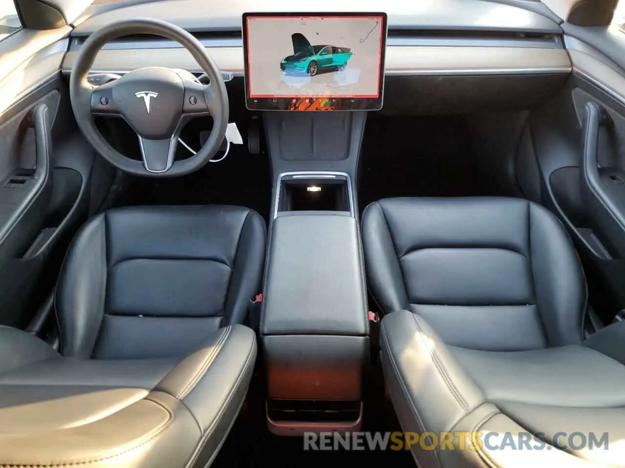 8 Photograph of a damaged car 5YJ3E1EA0NF197105 TESLA MODEL 3 2022
