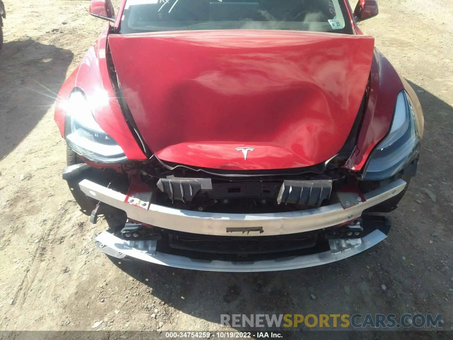 6 Photograph of a damaged car 5YJ3E1EA0NF287421 TESLA MODEL 3 2022