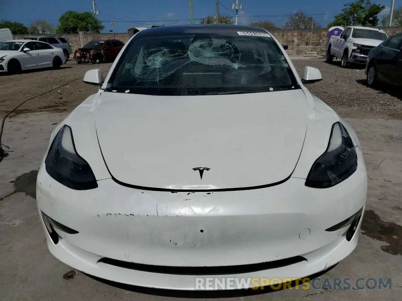 5 Photograph of a damaged car 5YJ3E1EA0NF287788 TESLA MODEL 3 2022
