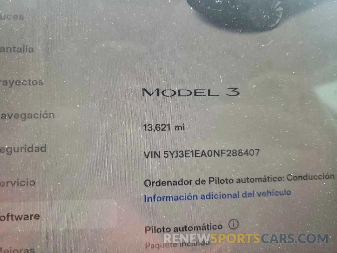 9 Photograph of a damaged car 5YJ3E1EA0NF288407 TESLA MODEL 3 2022