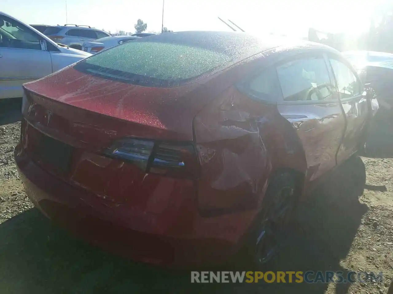 3 Photograph of a damaged car 5YJ3E1EA0NF290867 TESLA MODEL 3 2022