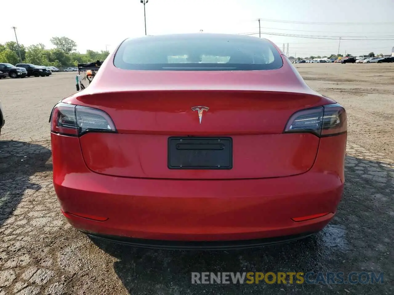6 Photograph of a damaged car 5YJ3E1EA0NF304413 TESLA MODEL 3 2022