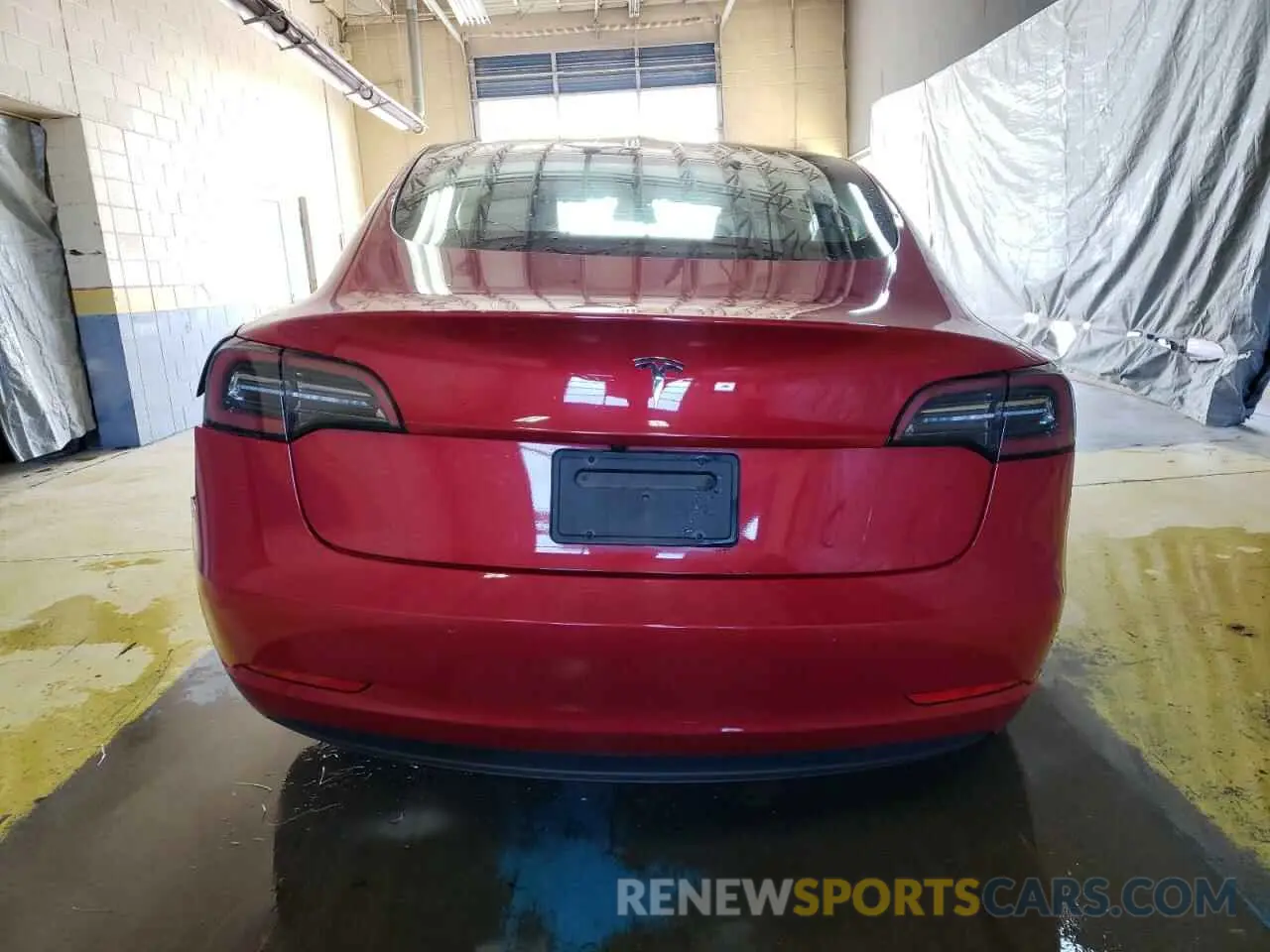 6 Photograph of a damaged car 5YJ3E1EA0NF304427 TESLA MODEL 3 2022