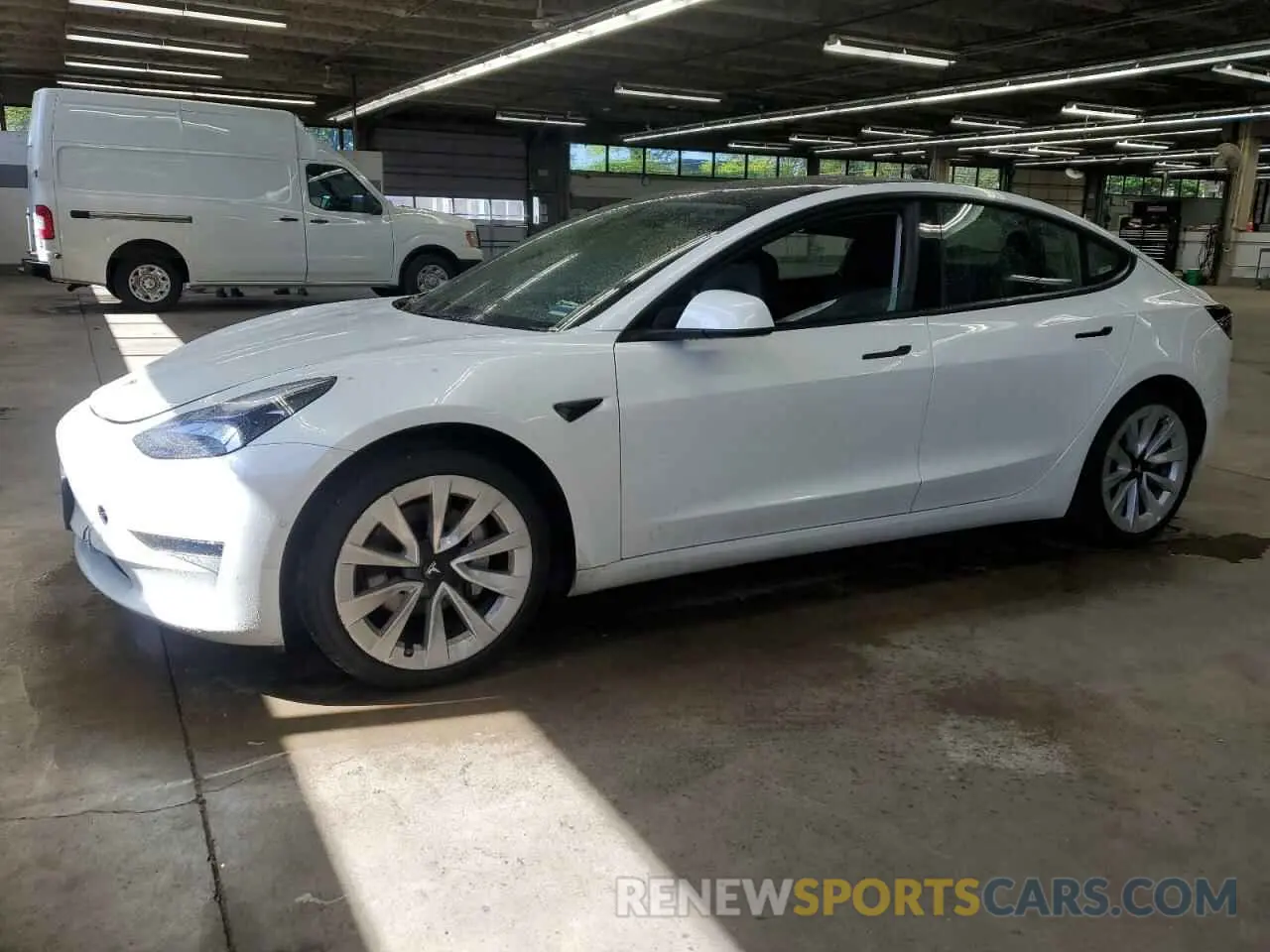 1 Photograph of a damaged car 5YJ3E1EA0NF304640 TESLA MODEL 3 2022