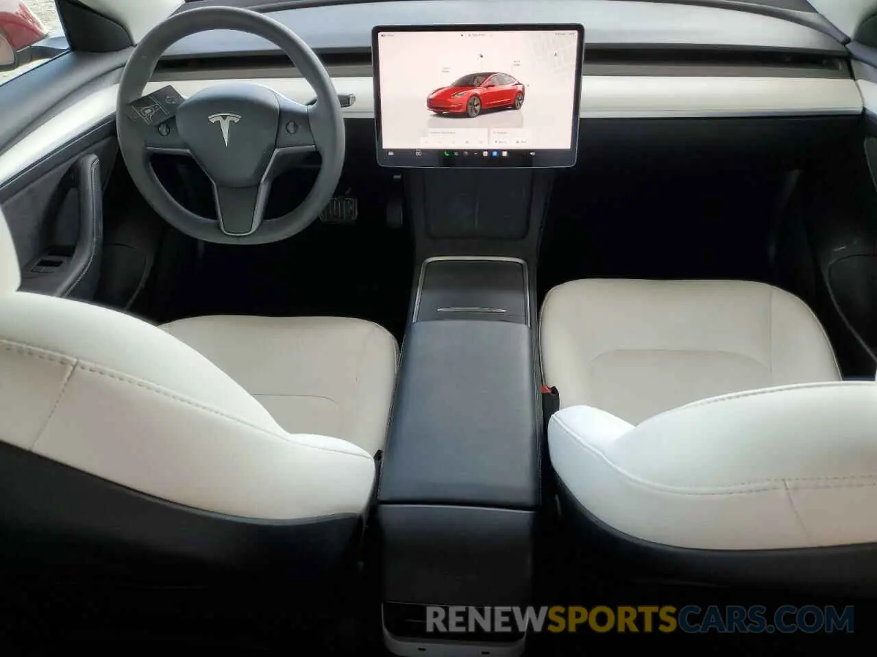 8 Photograph of a damaged car 5YJ3E1EA0NF329568 TESLA MODEL 3 2022