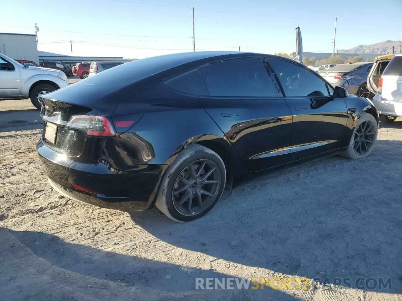 3 Photograph of a damaged car 5YJ3E1EA0NF358424 TESLA MODEL 3 2022