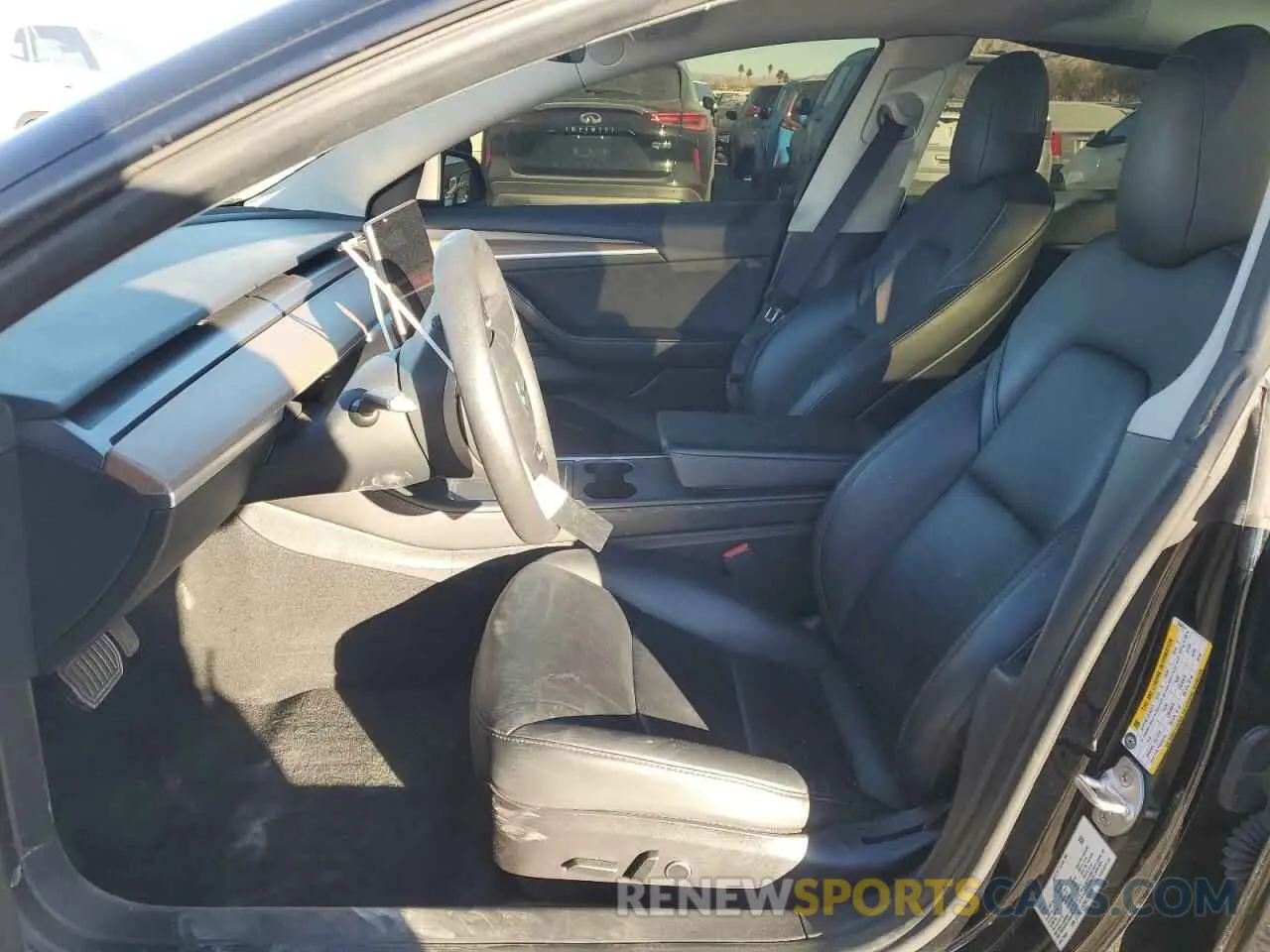 7 Photograph of a damaged car 5YJ3E1EA0NF358424 TESLA MODEL 3 2022