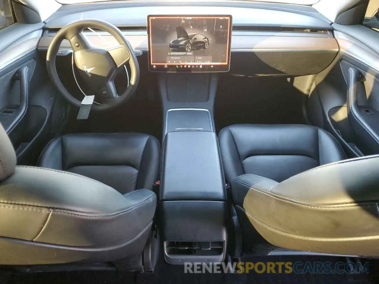 8 Photograph of a damaged car 5YJ3E1EA0NF358424 TESLA MODEL 3 2022