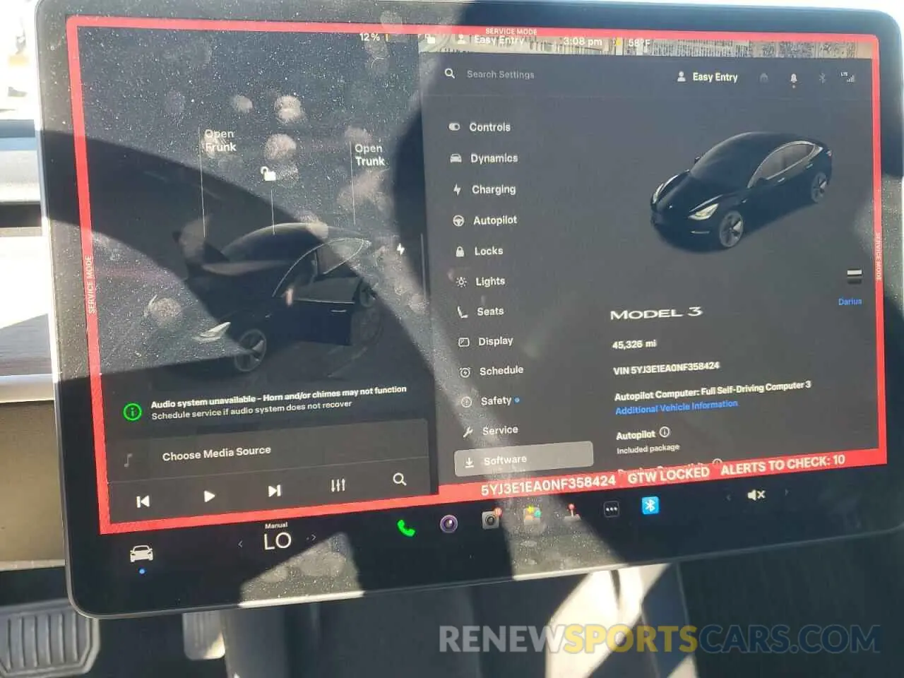 9 Photograph of a damaged car 5YJ3E1EA0NF358424 TESLA MODEL 3 2022
