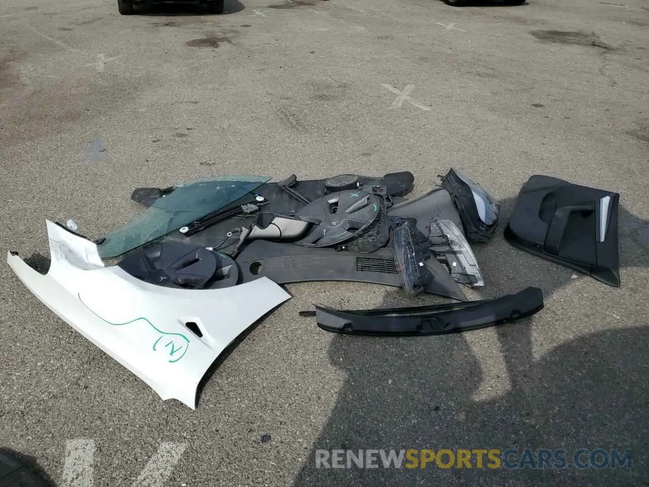 12 Photograph of a damaged car 5YJ3E1EA0NF360111 TESLA MODEL 3 2022