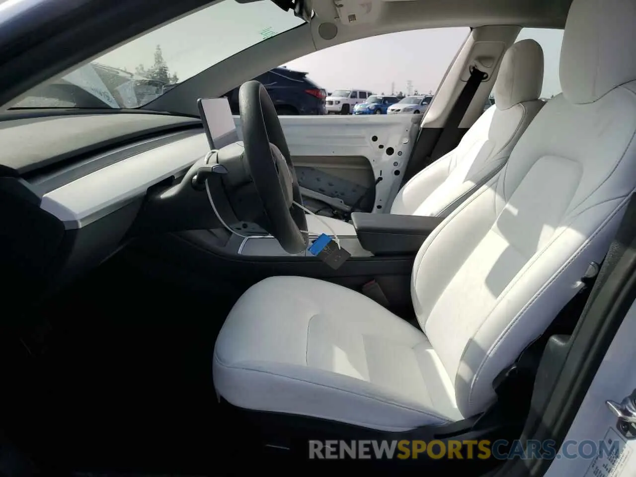 7 Photograph of a damaged car 5YJ3E1EA0NF360111 TESLA MODEL 3 2022