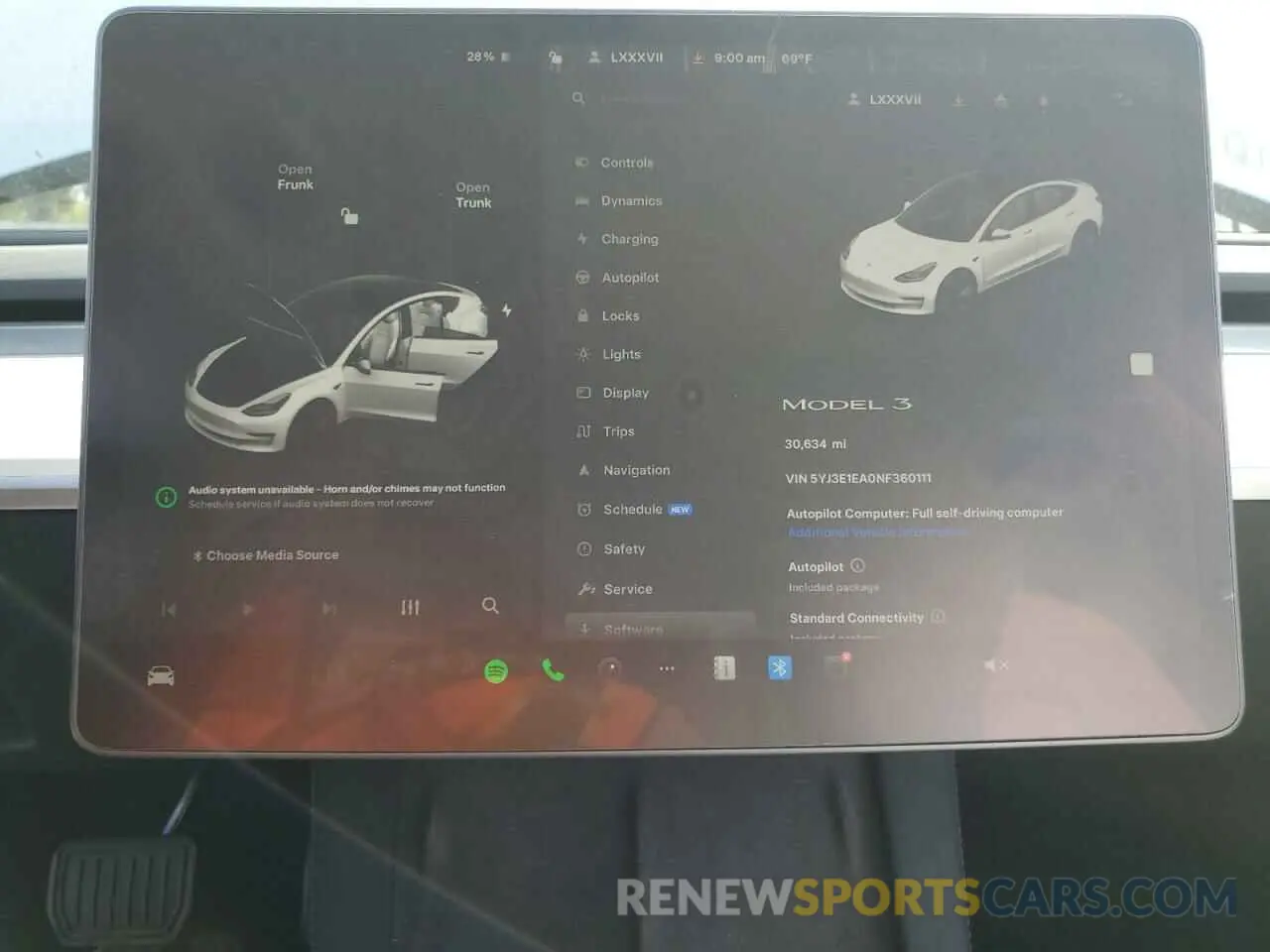9 Photograph of a damaged car 5YJ3E1EA0NF360111 TESLA MODEL 3 2022