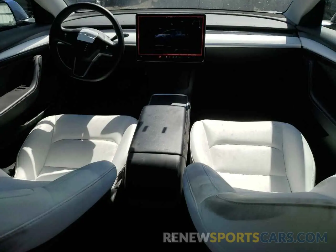 8 Photograph of a damaged car 5YJ3E1EA0NF361050 TESLA MODEL 3 2022