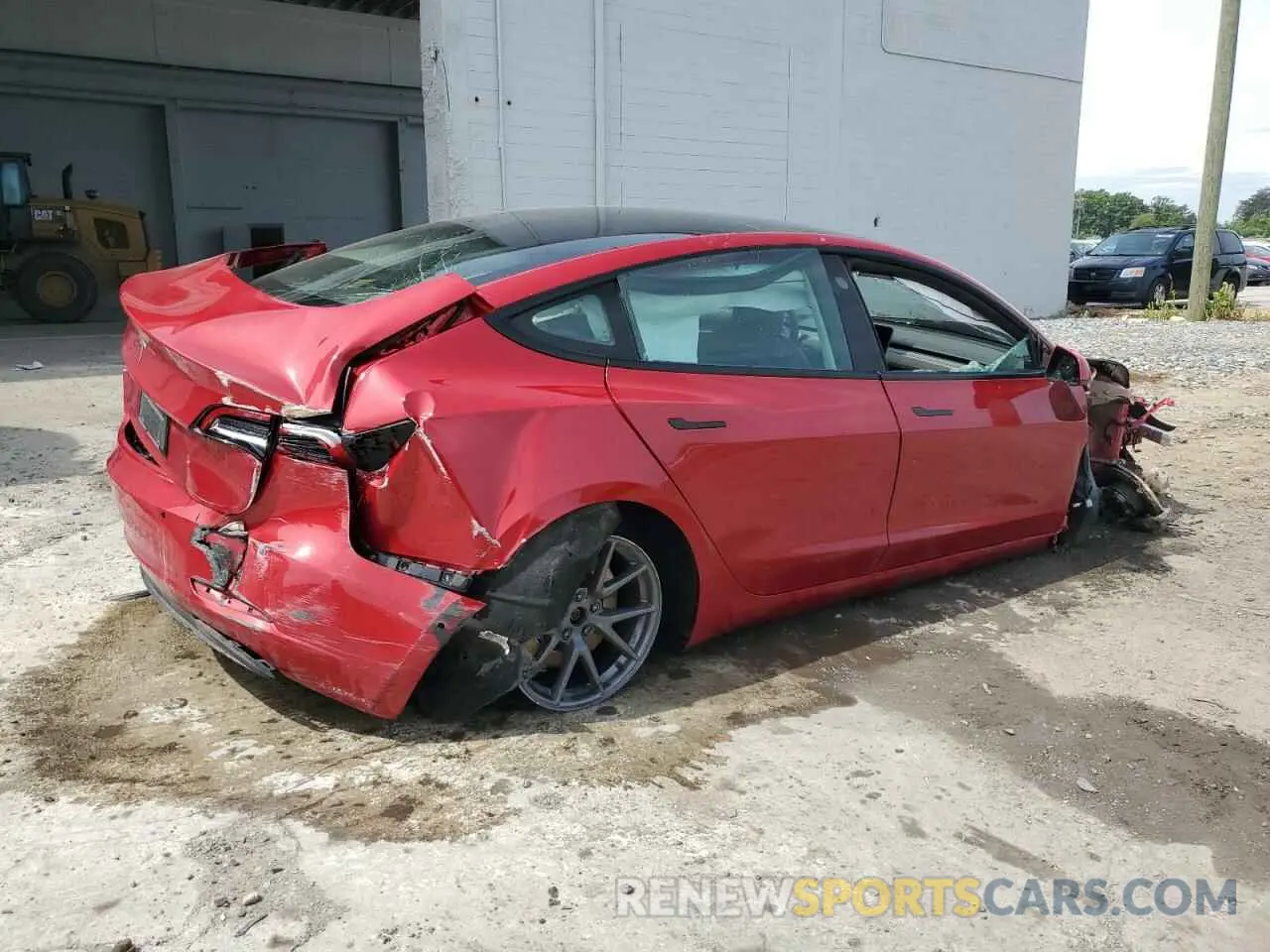 3 Photograph of a damaged car 5YJ3E1EA0NF368841 TESLA MODEL 3 2022