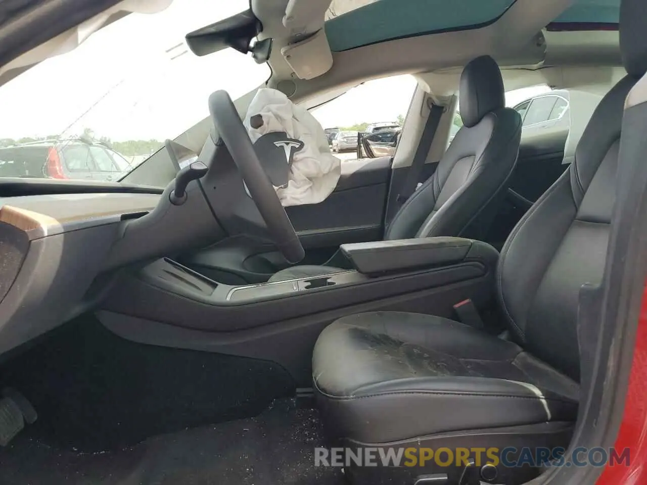 7 Photograph of a damaged car 5YJ3E1EA0NF368841 TESLA MODEL 3 2022