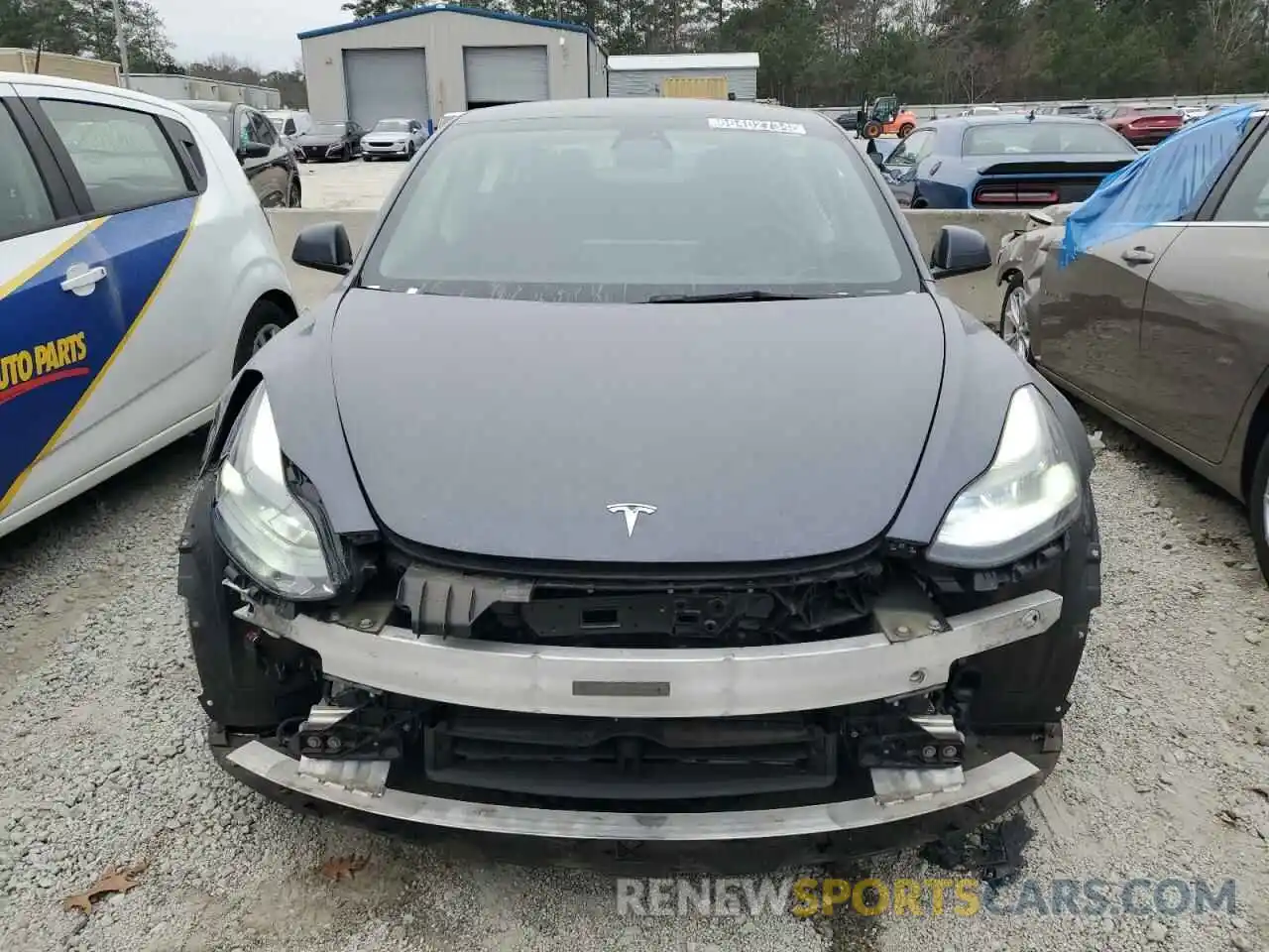 5 Photograph of a damaged car 5YJ3E1EA0NF369083 TESLA MODEL 3 2022