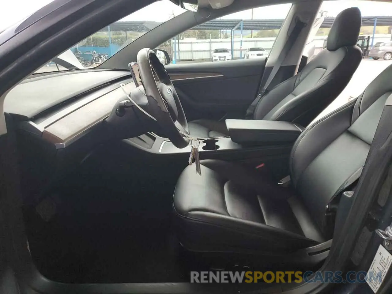 7 Photograph of a damaged car 5YJ3E1EA0NF370055 TESLA MODEL 3 2022
