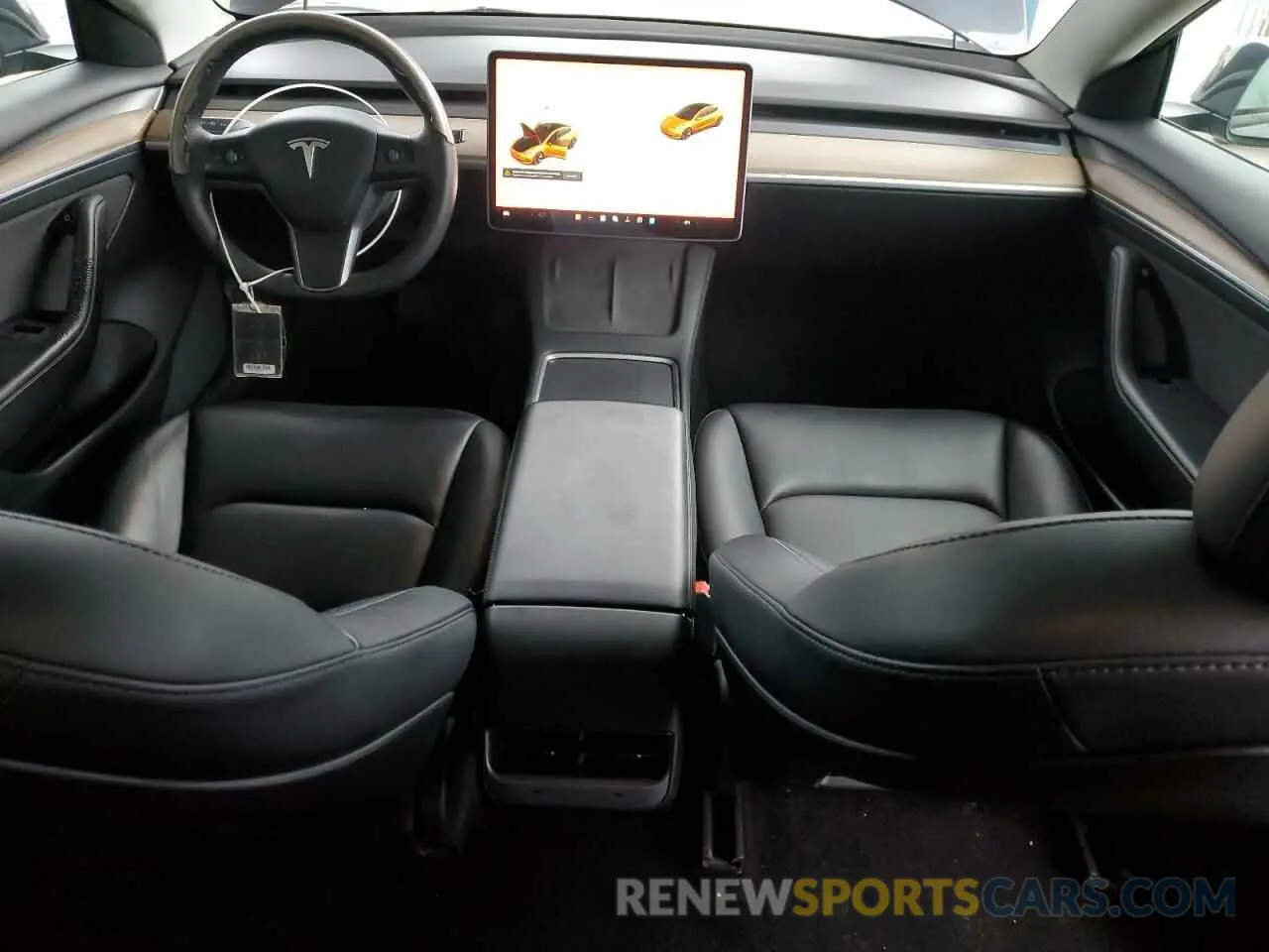 8 Photograph of a damaged car 5YJ3E1EA0NF370055 TESLA MODEL 3 2022