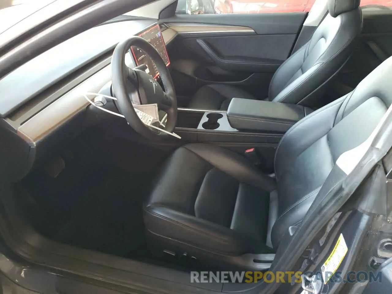 7 Photograph of a damaged car 5YJ3E1EA0NF370332 TESLA MODEL 3 2022
