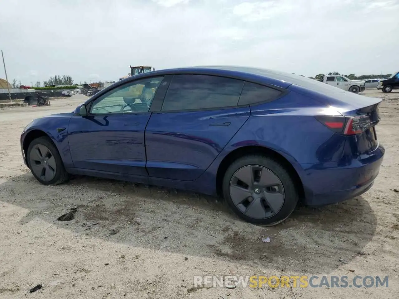 2 Photograph of a damaged car 5YJ3E1EA0NF371822 TESLA MODEL 3 2022